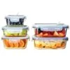 10-Piece Glass Food Storage Set With Lids