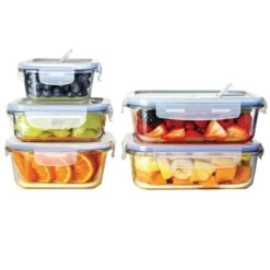 10-Piece Glass Food Storage Set With Lids