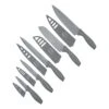 10-Piece Grey Speckled Non-Stick Knife & Sheath Set 2 10-Piece Grey Speckled Non-Stick Knife & Sheath Set -Cheap Cookware Store 10 piece grey speckled non stick knife sheath set