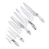 10-Piece Marble-Look Knife & Sheath Set -Cheap Cookware Store 10 piece marble look knife sheath set
