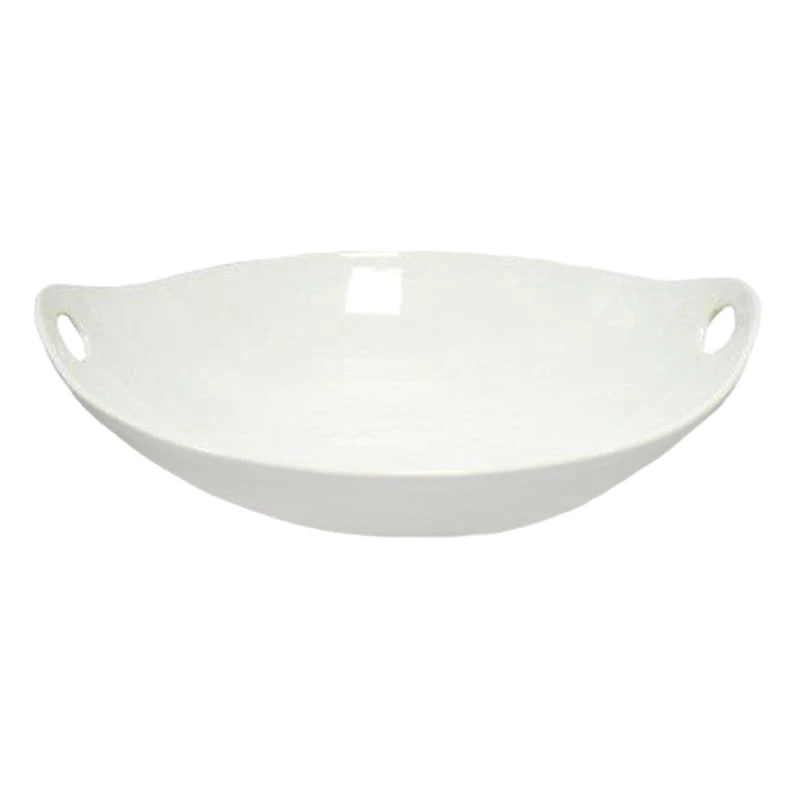 15.7IN HANDLES SERVE BOWL WHT 3 15.7IN HANDLES SERVE BOWL WHT