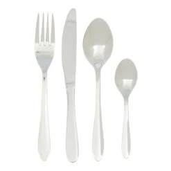 16-Piece Sleek Stainless Steel Cutlery Set