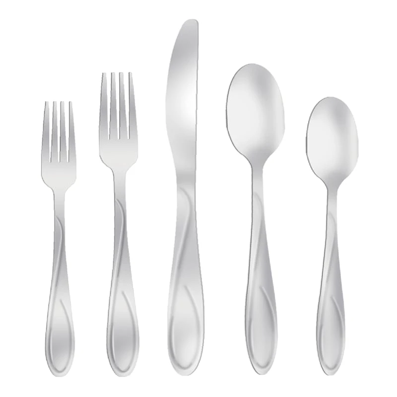 20-Piece Crawford Sand Flatware Set 3 20-Piece Crawford Sand Flatware Set