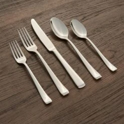 20-Piece Dexter Mirrored Satin Flatware Set 17 20-Piece Dexter Mirrored Satin Flatware Set -Cheap Cookware Store 20 piece dexter mirrored satin flatware set 7