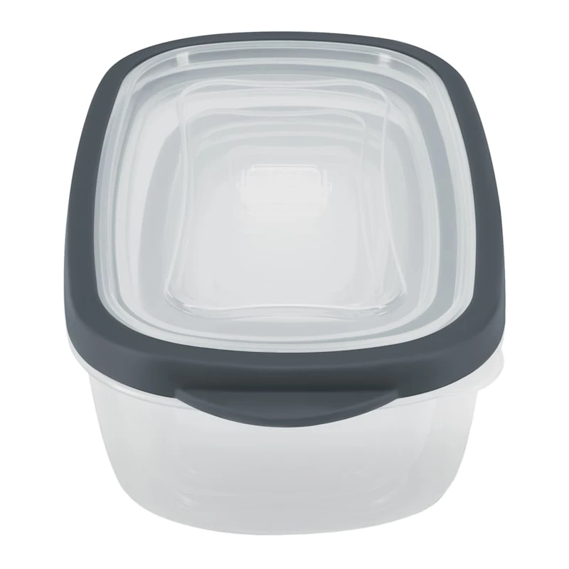 20-Piece Rectangle Plastic Food Storage Set With Vent Lid 3 20-Piece Rectangle Plastic Food Storage Set With Vent Lid