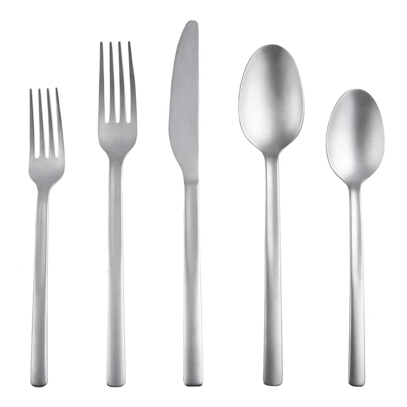 20-Piece Scout Full Sand Flatware Set 3 20-Piece Scout Full Sand Flatware Set