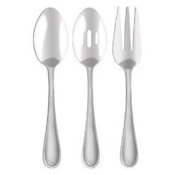 3-Piece Bayley Serving Utensil Set, Silver