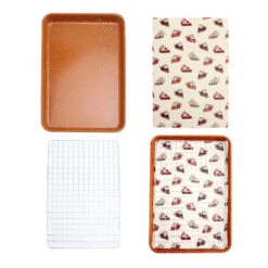 3-Piece Fall Baking Pan Set