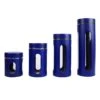 4-Piece Canister Set, Navy -Cheap Cookware Store 4 piece canister set navy