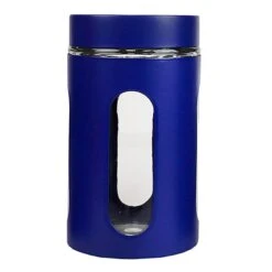 4-Piece Canister Set, Navy -Cheap Cookware Store 4 piece canister set navy 4