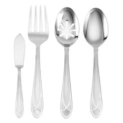 45-Piece Mirage Frosted Flatware Set -Cheap Cookware Store 45 piece mirage frosted flatware set 2