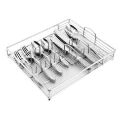 45-Piece Mirage Frosted Flatware Set -Cheap Cookware Store 45 piece mirage frosted flatware set 4