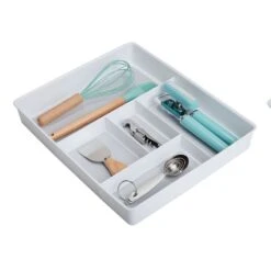5-Compartment Clear Drawer Organizer -Cheap Cookware Store 5 compartment clear drawer organizer 2