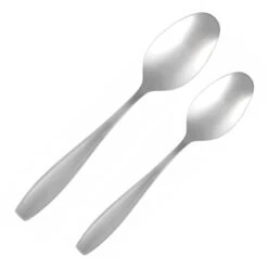 51-Piece Tryus Mirrored & Sanded Silver Flatware Set -Cheap Cookware Store 51 piece tryus mirrored sanded silver flatware set 4