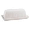 7in. Dot Butter Dish White 1 7in. Dot Butter Dish White -Cheap Cookware Store 7in. dot butter dish white