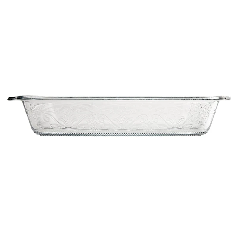 Anchor Hocking Clear Embossed Glass Baking Dish, 3qt 3 Anchor Hocking Clear Embossed Glass Baking Dish, 3qt