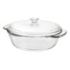 Anchor Hocking Clear Glass Casserole Dish With Lid, 2qt -Cheap Cookware Store anchor hocking clear glass casserole dish with lid 2qt
