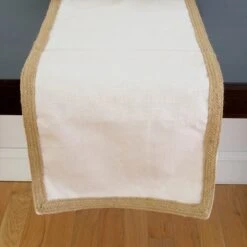 Anna Natural Table Runner, 16x80