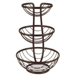 Ashley 3-Tier Bronze Fruit Basket 7 Ashley 3-Tier Bronze Fruit Basket -Cheap Cookware Store ashley 3 tier bronze fruit basket 2