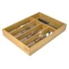 Bamboo Wood Cutlery Tray, 10x14 -Cheap Cookware Store bamboo wood cutlery tray 10x14 1