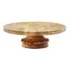Beaded Mango Wood Cake Stand 1 Beaded Mango Wood Cake Stand -Cheap Cookware Store beaded mango wood cake stand
