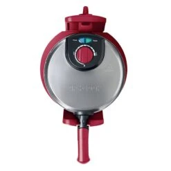 Belgian Waffle Maker, Red -Cheap Cookware Store belgian waffle maker red 2