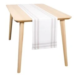 Bistro Marseille Grey Table Runner, 90"