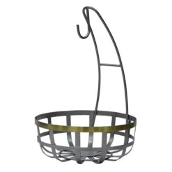 Bistro Two-Tone Banana Holder With Basket