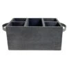 Black Wooden Utensil Caddy