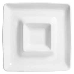 Blanc De Blanc Square Chip & Dip Platter, 8"