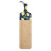 Blue Lemons Bamboo Wood Serving Board, 23" -Cheap Cookware Store blue lemons bamboo wood serving board 23
