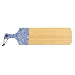 Blue & White Long Serving Board, 23"