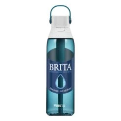 Brita Premium Filtering Seaglass Water Bottle, 26oz