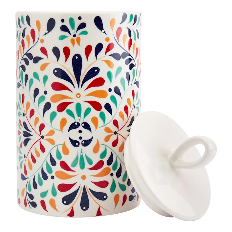 Carmine Multicolor Canister, Large 4 Carmine Multicolor Canister, Large - Image 2