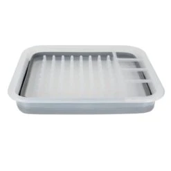 Collapsible Dish Rack, Clear -Cheap Cookware Store collapsible dish rack clear 2