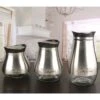 Contempo 3-Piece Silver Canisters
