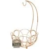 Copper Circle Fruit Basket With Banana Hanger -Cheap Cookware Store copper circle fruit basket with banana hanger