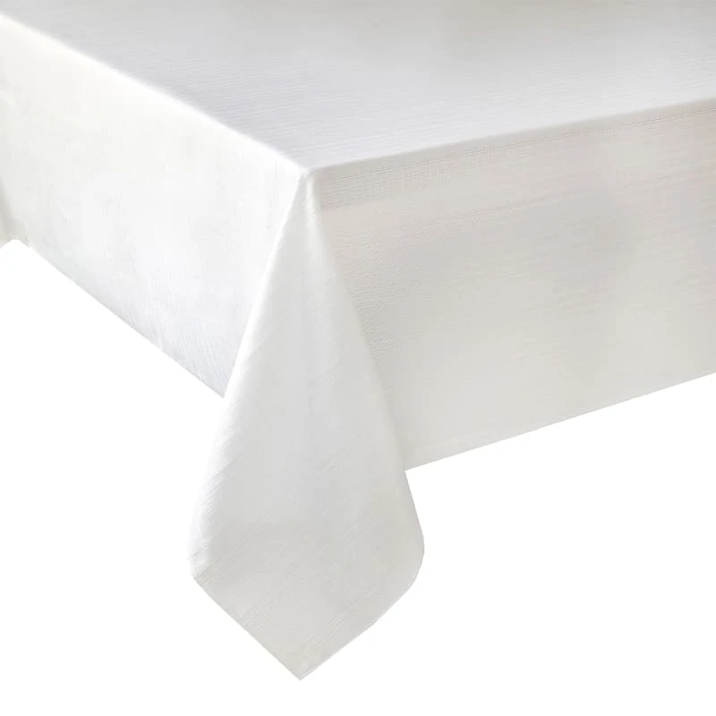 Cypress White Tablecloth, 60x84 3 Cypress White Tablecloth, 60x84