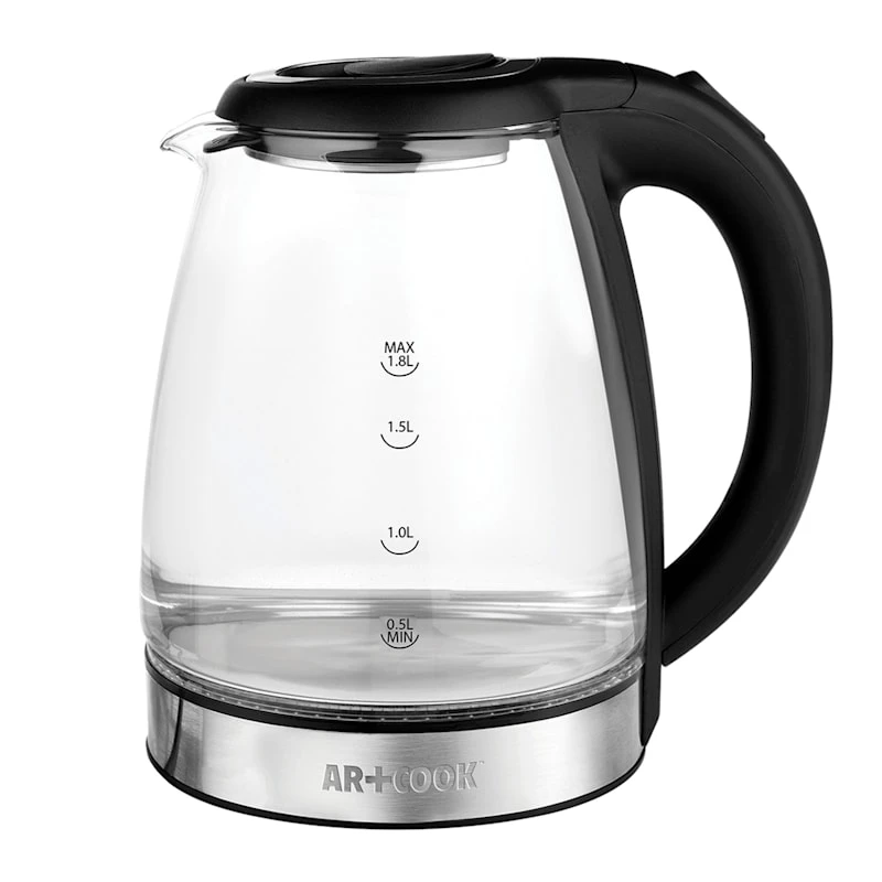 Electric Tea Kettle, Black 4 Electric Tea Kettle, Black - Image 2