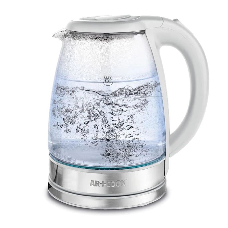 Electric Tea Kettle, White 3 Electric Tea Kettle, White