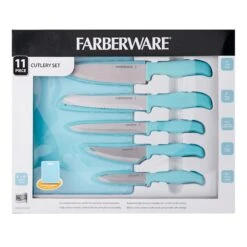 Farberware 11-Piece Aqua Cutlery Set -Cheap Cookware Store farberware 11 piece aqua cutlery set 8