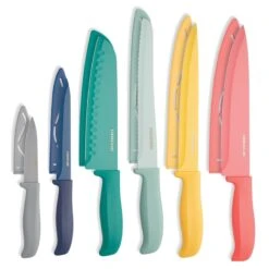 Farberware 12-Piece Non-Stick Cutlery Knife & Sheath Set