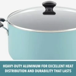 Farberware 2-Piece Cookstart Diamondmax Non-Stick Skillet Set, Aqua -Cheap Cookware Store farberware 2 piece cookstart diamondmax non stick skillet set aqua 3