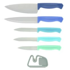 Farberware 6-Piece Knife & Sharpener Set