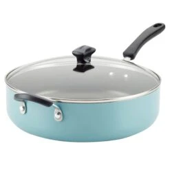 Farberware Cookstart Diamondmax Non-Stick Aqua Jumbo Cooker, 6qt
