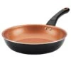 Farberware Glide Nonstick Black & Copper Ceramic Frying Pan, 10" -Cheap Cookware Store farberware glide nonstick black copper ceramic frying pan 10