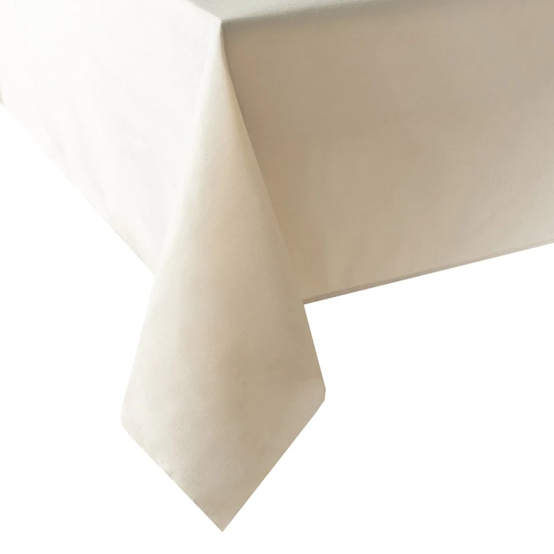 Faro Ivory Tablecloth, 60x104 3 Faro Ivory Tablecloth, 60x104