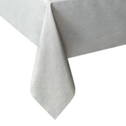 Faro Silver Tablecloth, 60x84