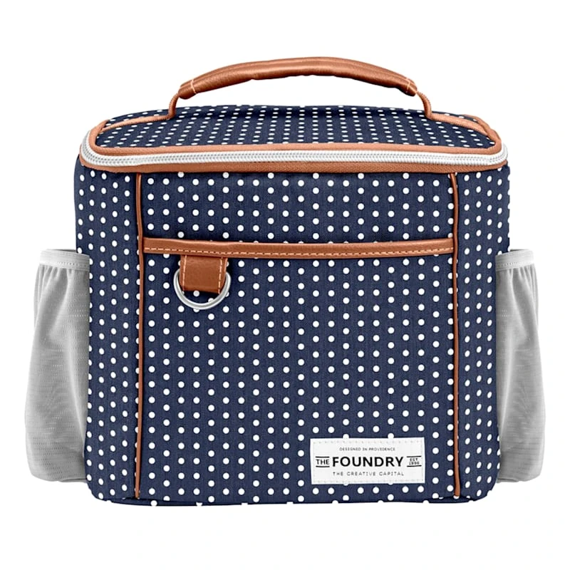 Fit & Fresh Promenade Navy With White Polka Dots Lunch Tote Kit 4 Fit & Fresh Promenade Navy With White Polka Dots Lunch Tote Kit - Image 2