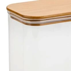 Food Storage Container With Bamboo Lid, 121.7oz -Cheap Cookware Store food storage container with bamboo lid 121.7oz 1